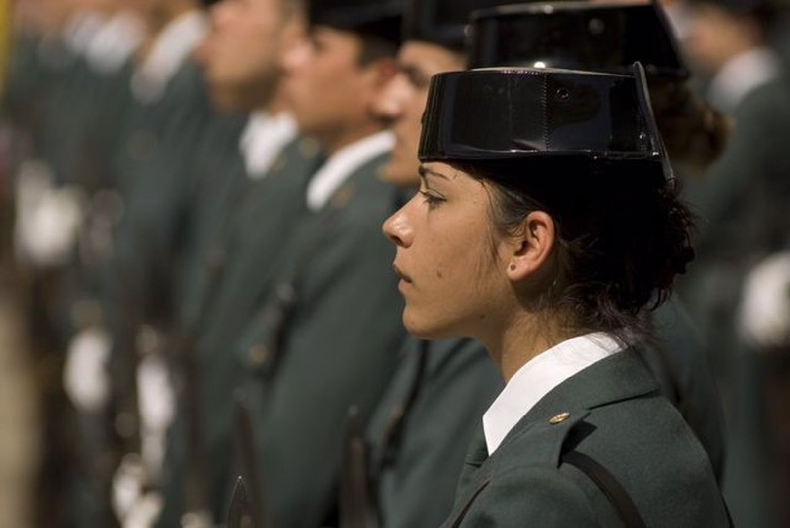 Una agente de la Guardia Civil