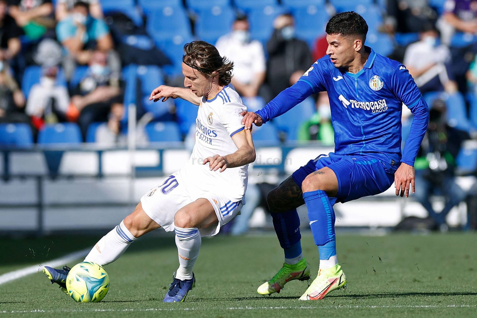 Modric ante el Getafe