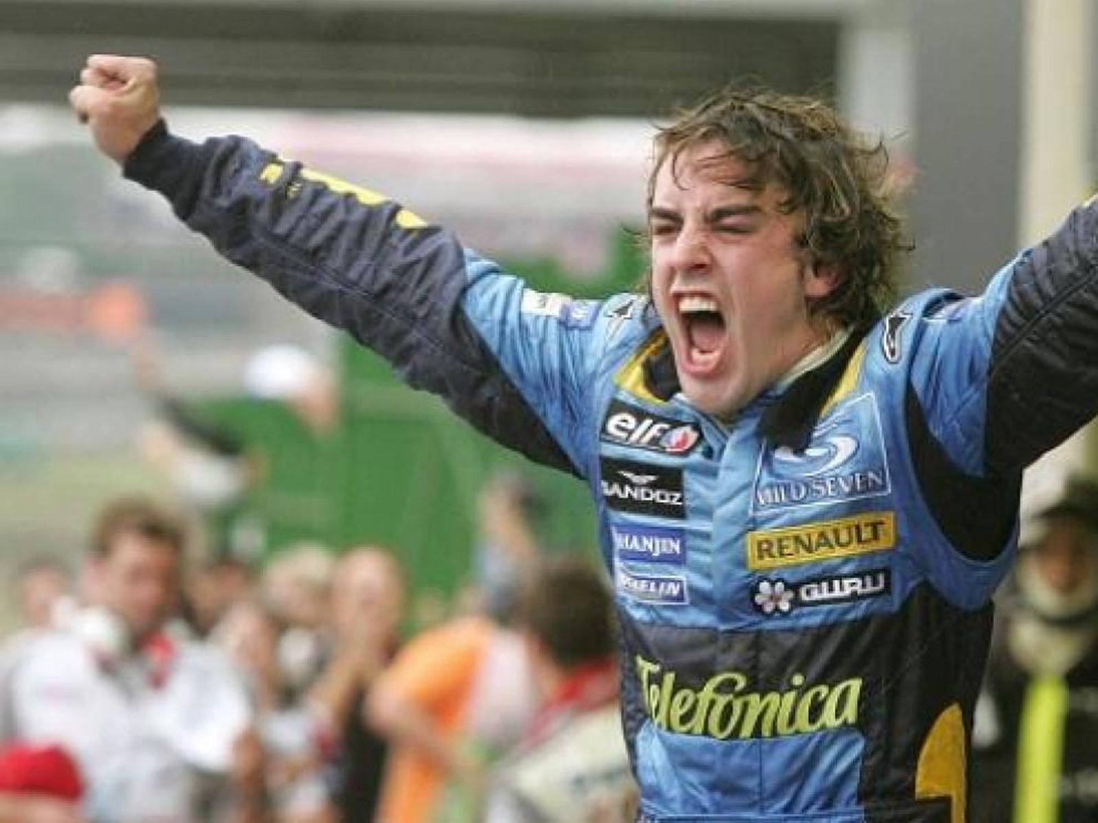 Fernando Alonso en su etapa en Renault