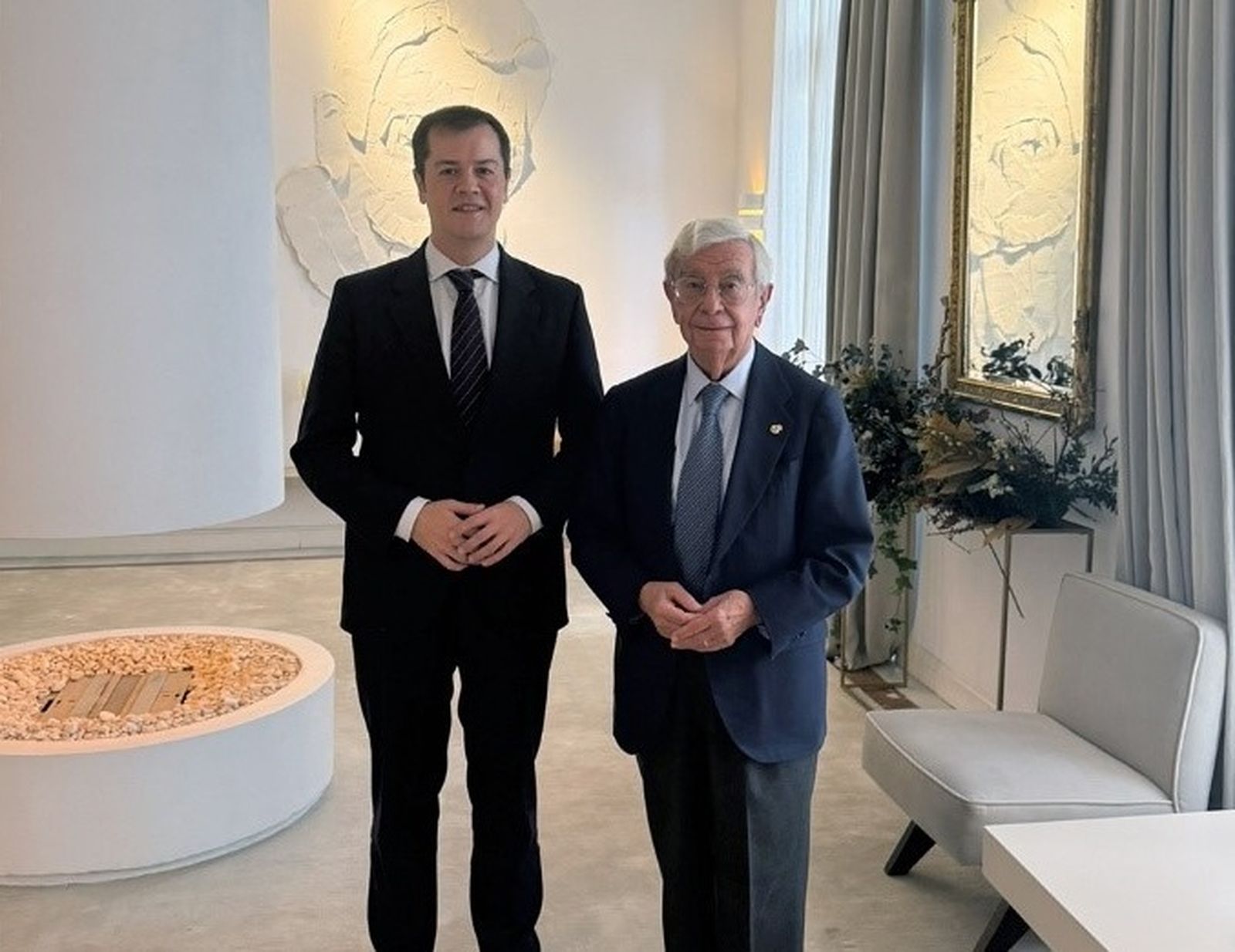 Luis Martín y Rafael Ansón