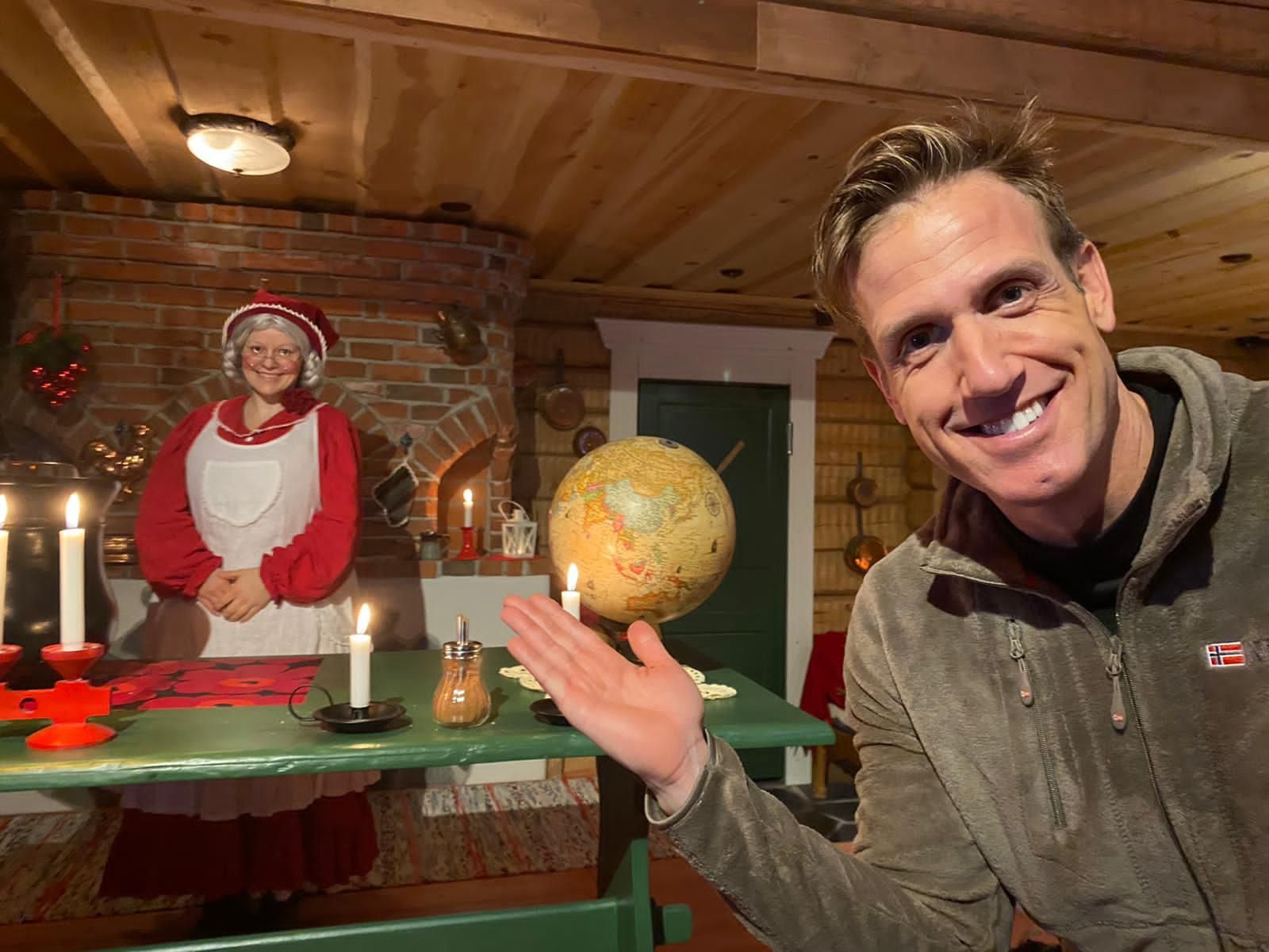 ¡Óscar Martínez y Mamá Noel!