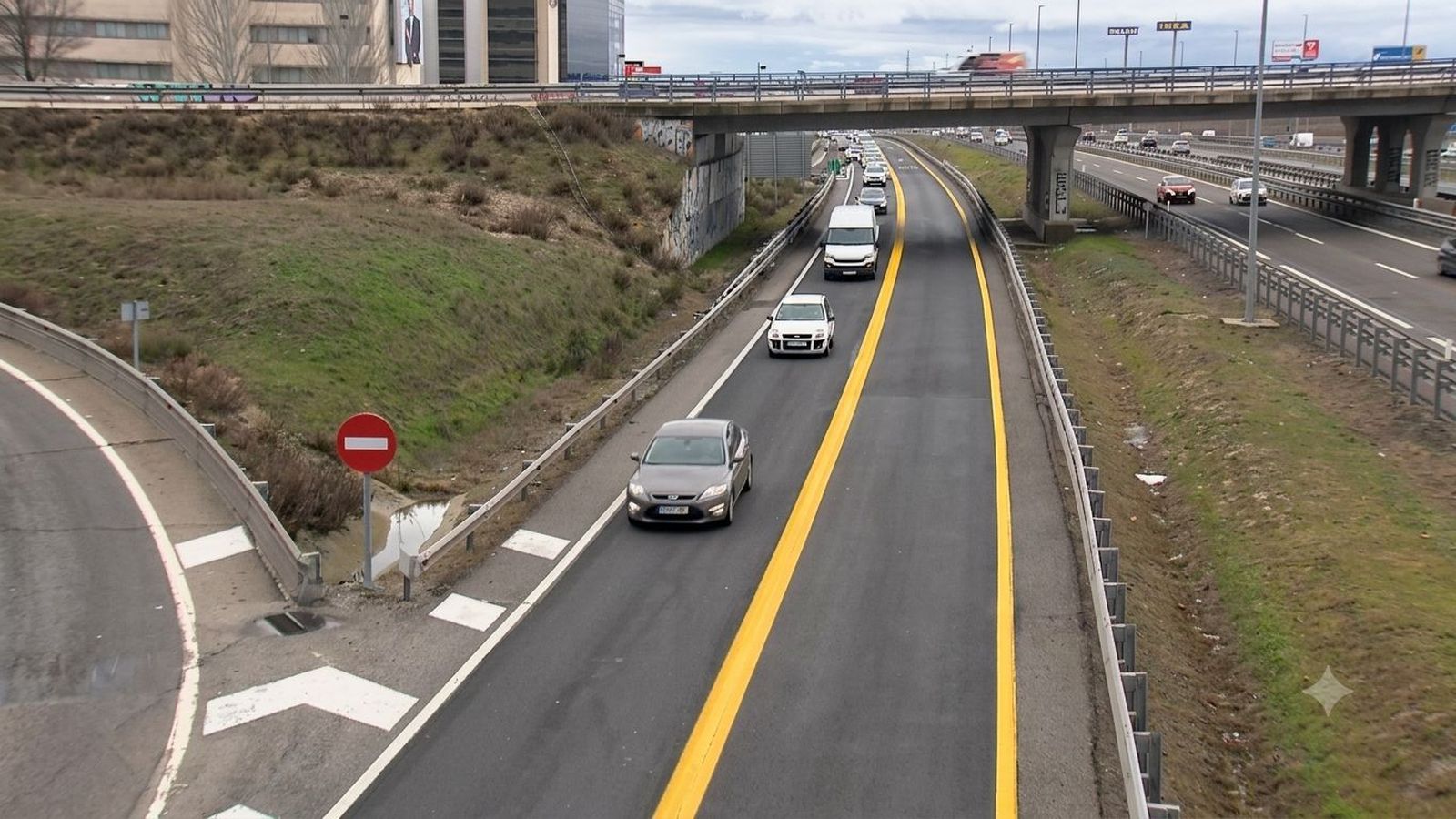 Móstoles no quiere el carril bus de la A-5 creado por las obras de soterramiento