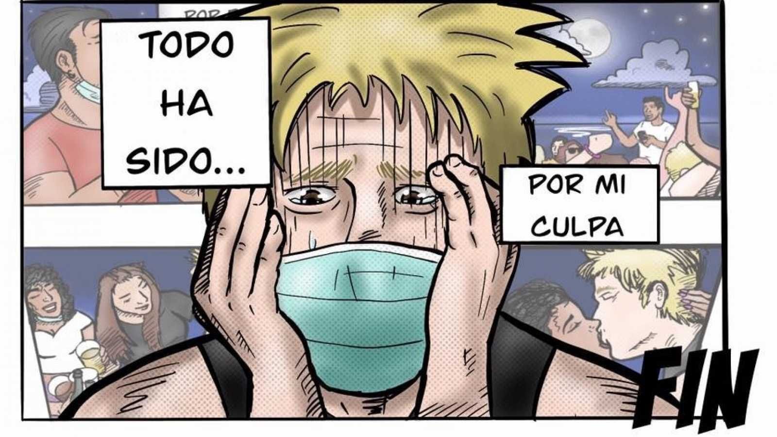 Un cómic para alertar a los jóvenes sobre los riesgos del coronavirus