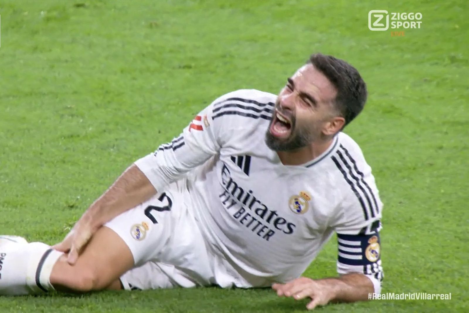 Carvajal tiene la rodilla destrozada