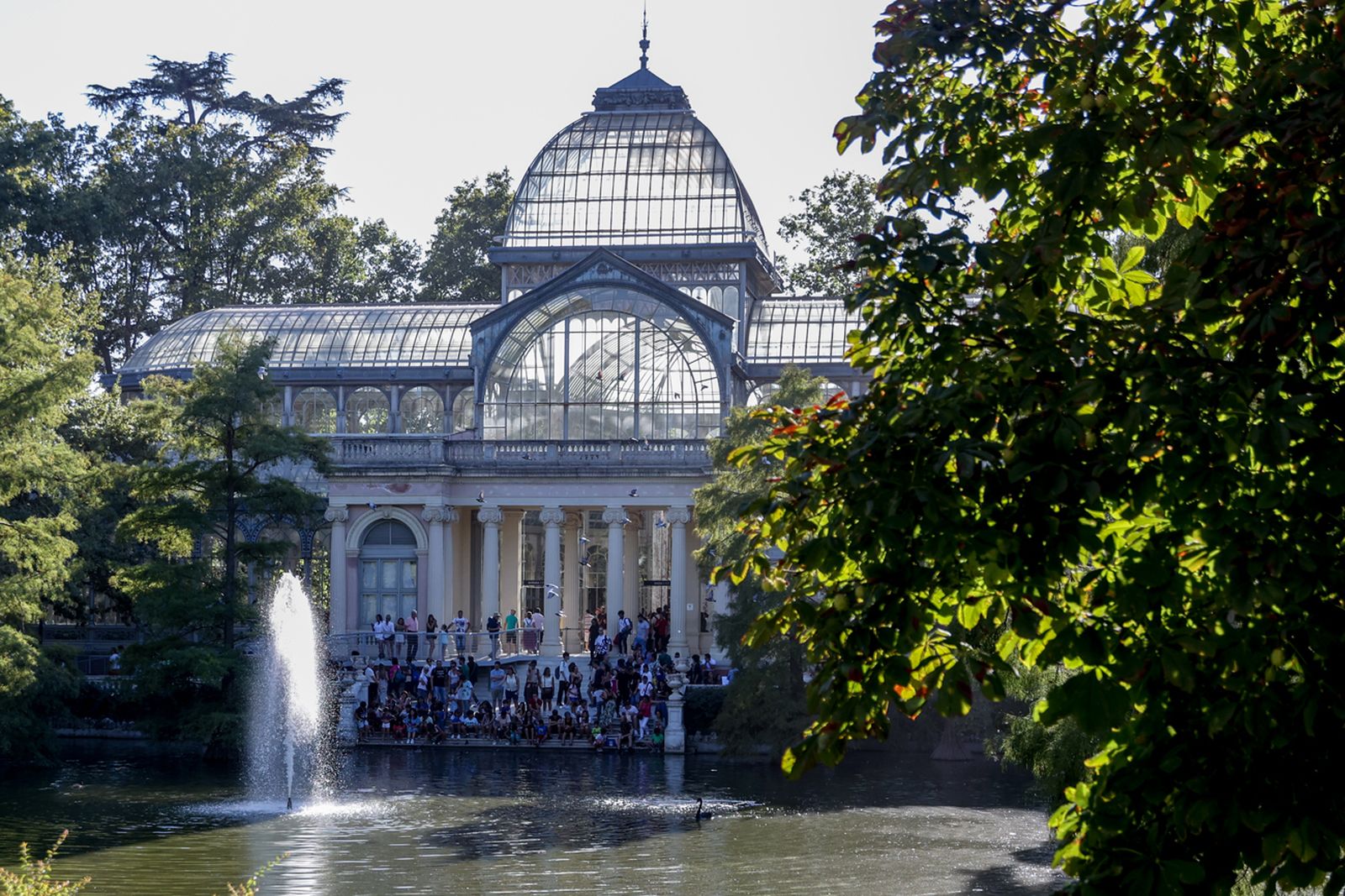 Palacio de Cristal en el parque El Retiro