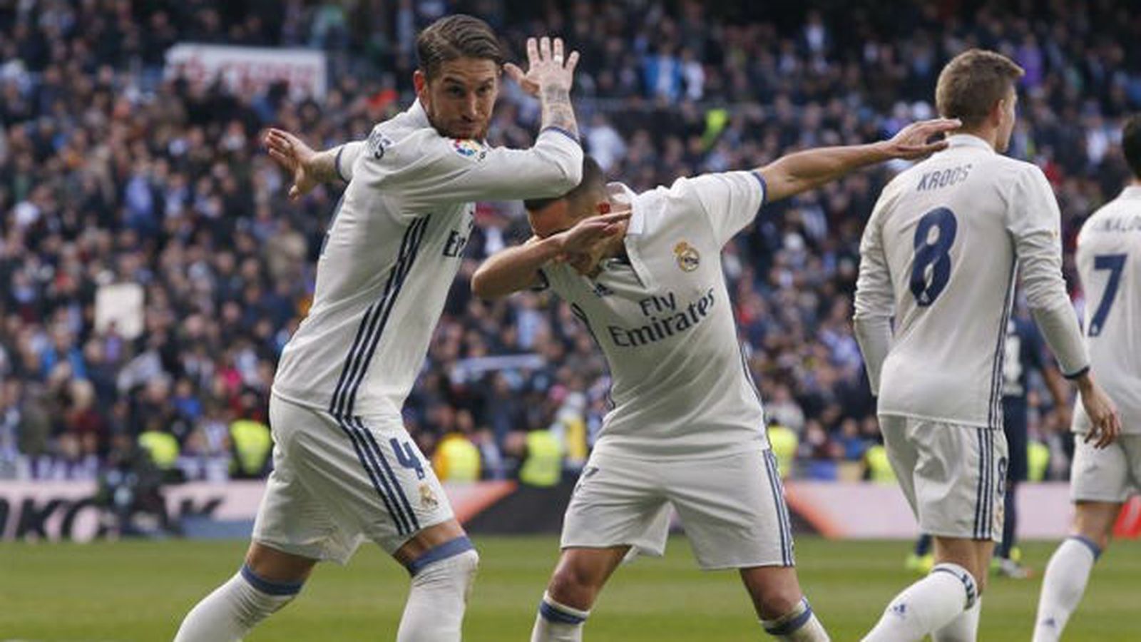 Sergio Ramos y Lucas Vázquez