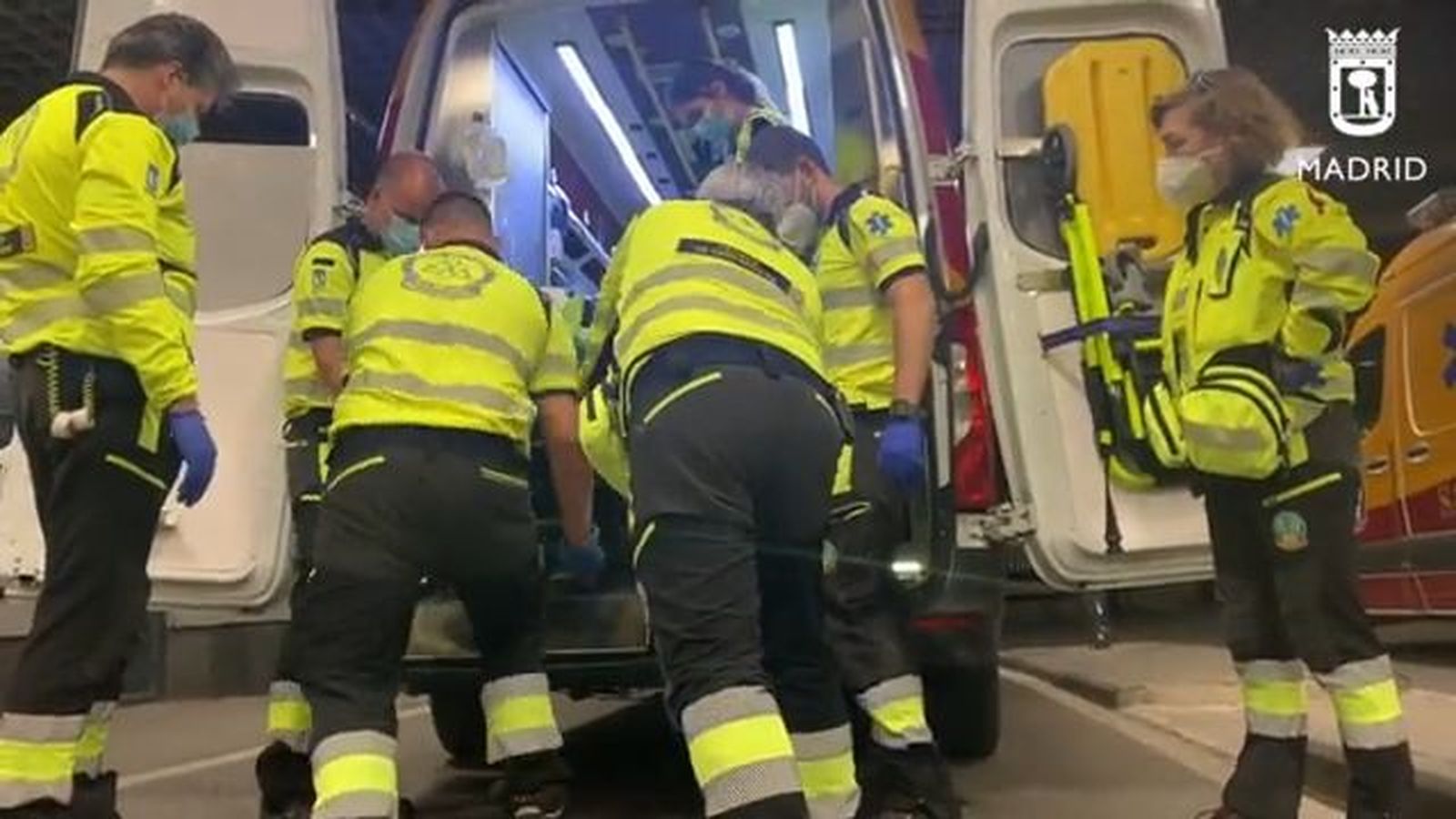 Accidente ciclista en El Pardo