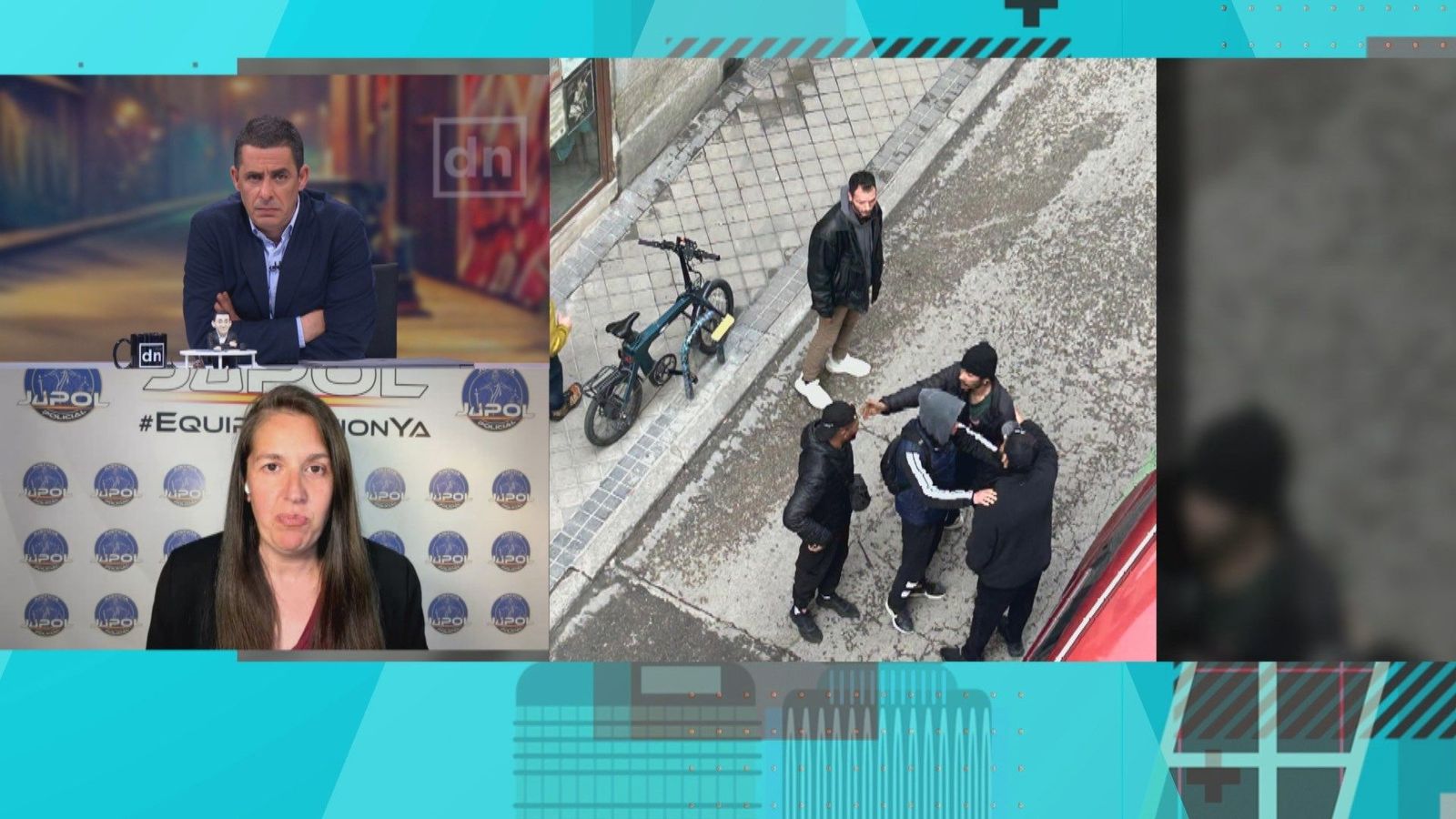 Laura García, portavoz de JUPOL, señala el peligro de la bandas: "Son personas que sienten un desprecio absoluto por la vida"