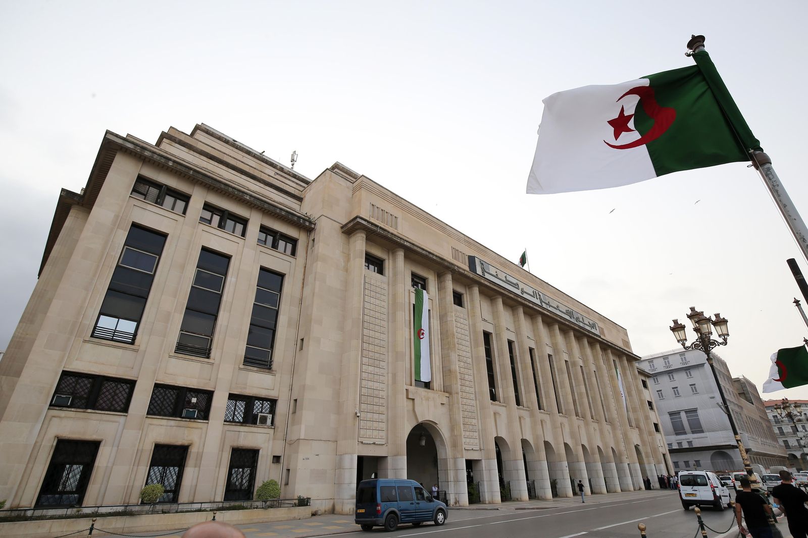 La sede de la Asamblea Nacional, Cámara Baja del Parlamento de Argelia, en Argel