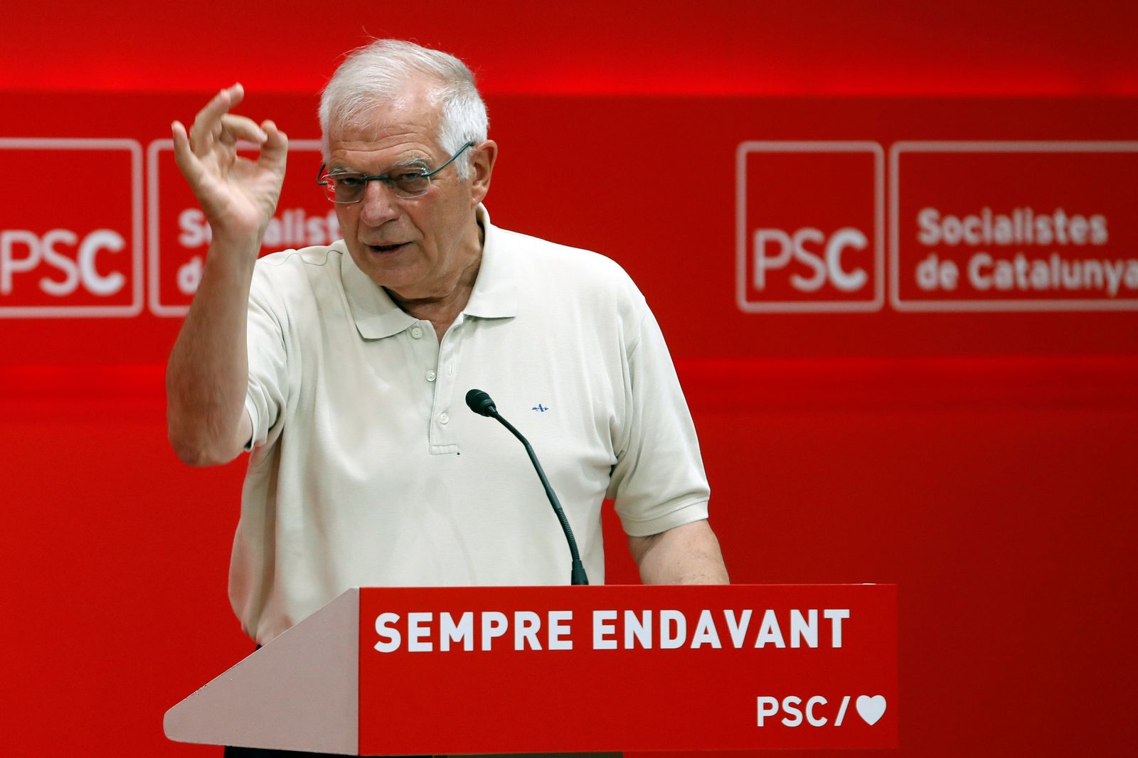 El ministro en funciones de Asuntos Exteriores, Josep Borrell,