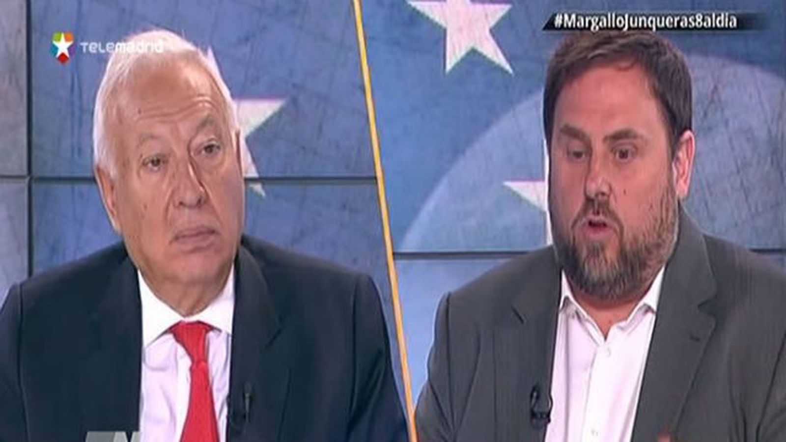 La salida de Cataluña de la UE centra el debate entre García-Margallo y Junqueras