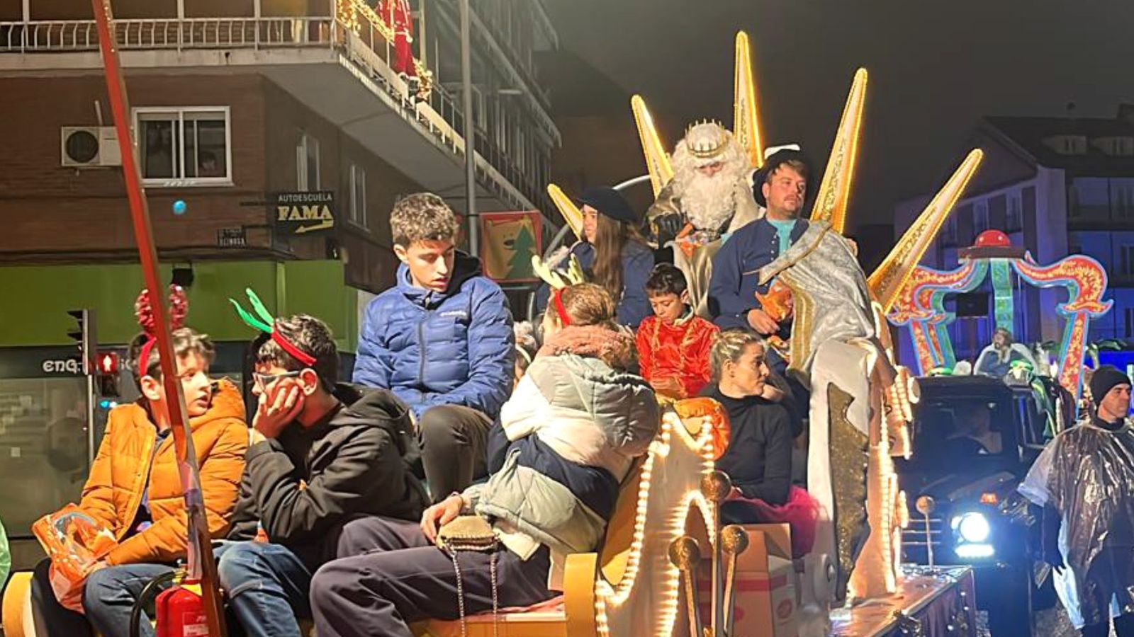 Los Reyes Magos llegan a Carabanchel