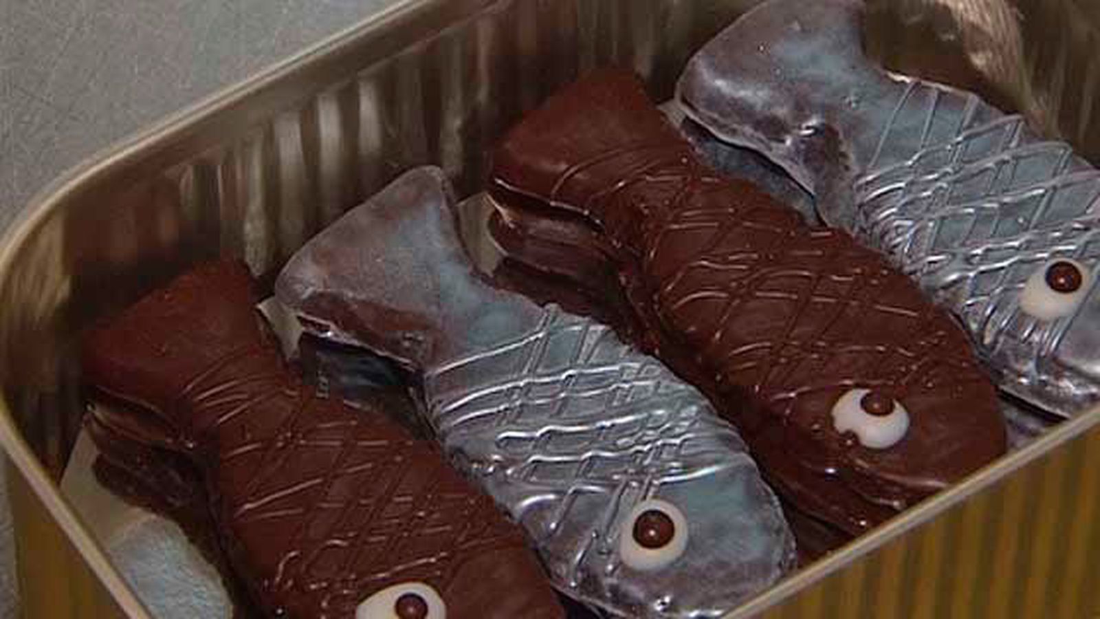 Sardinas de chocolate de Carnaval