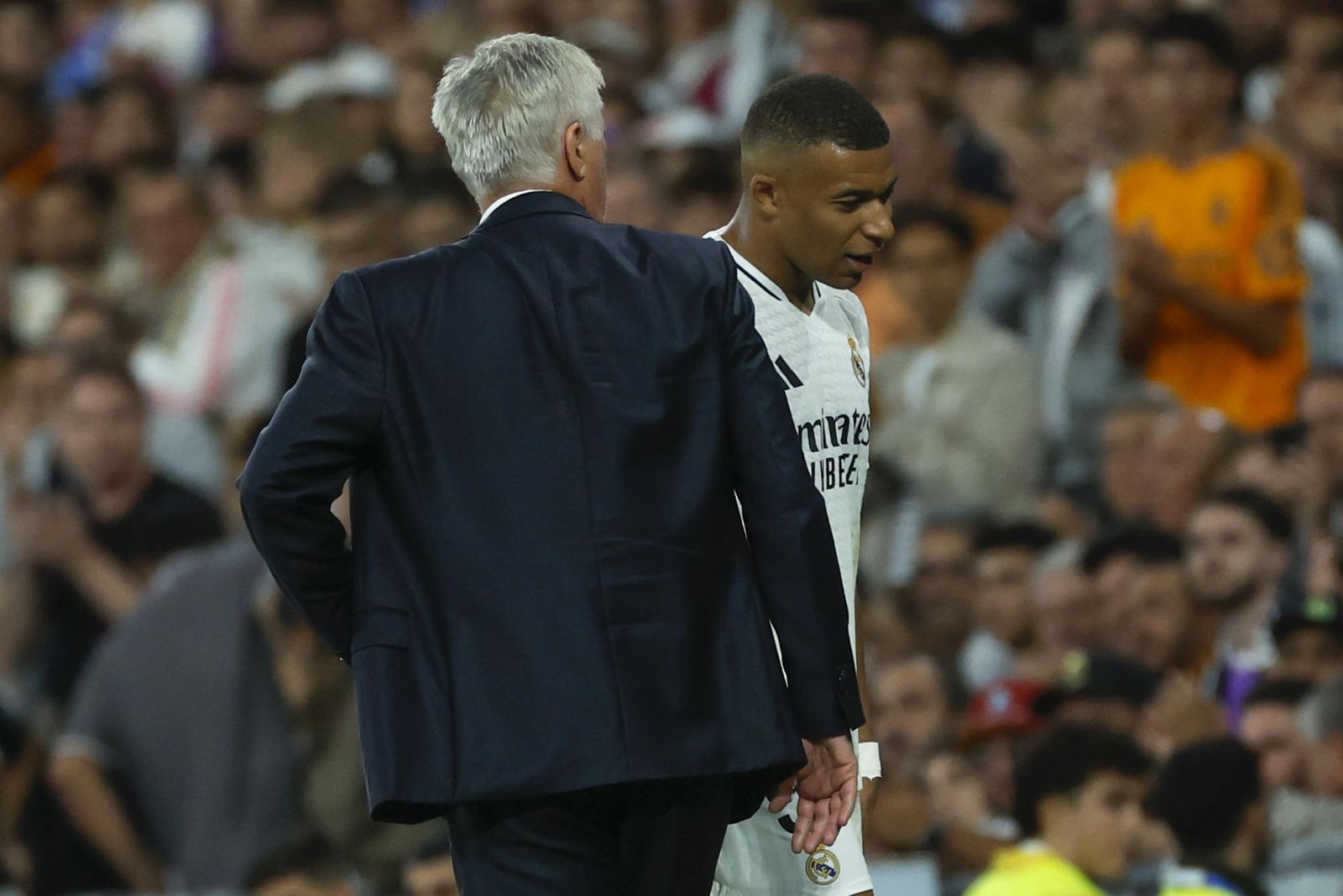 Ancelotti y Mbappé