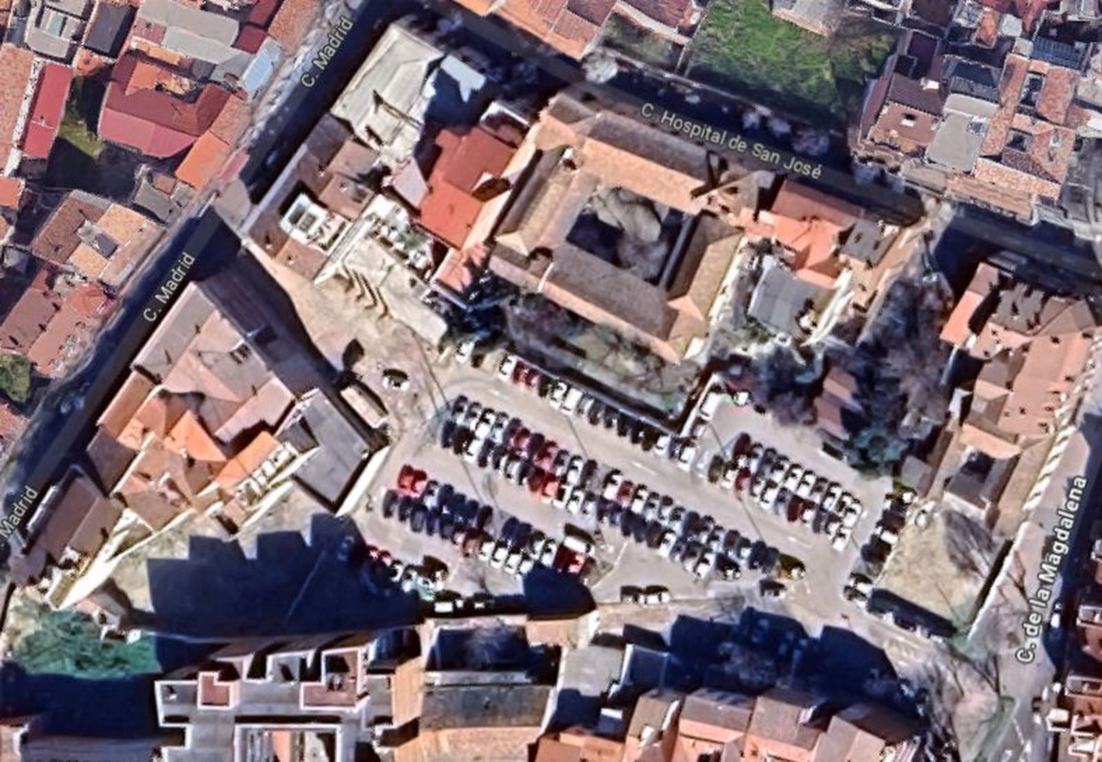 Ámbito del plan urbanístico especial 'El Hospitalillo' de Getafe