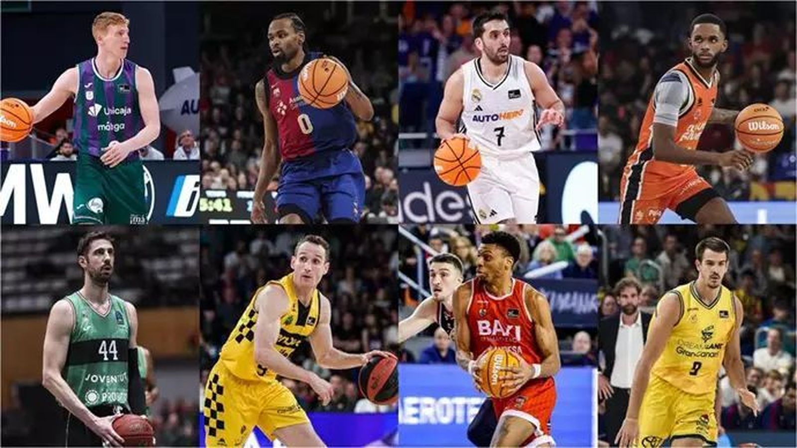 Loas ocho equipos de la Copa del Rey