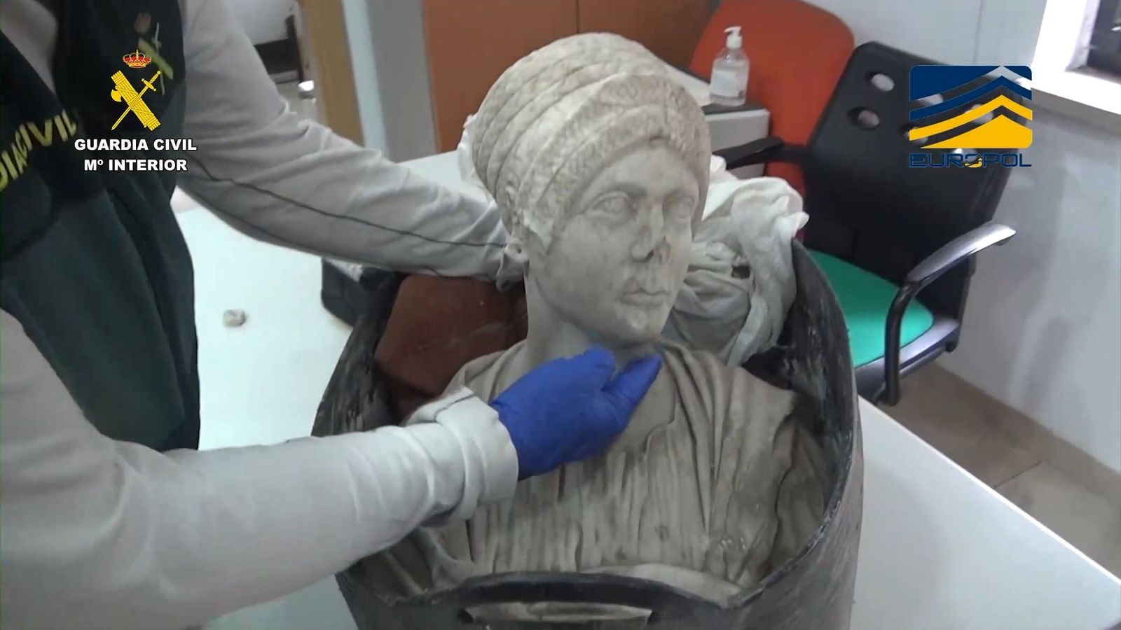 La Guardia Civil recupera importantes restos arqueológicos a punto de ser vendidos