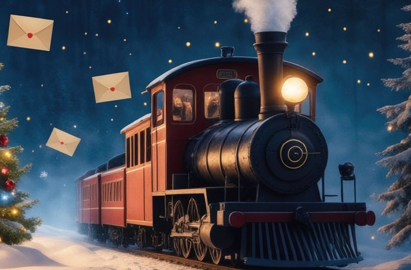 El tren de la Navidad de Navacerrada camino del Valle de La Barranca
