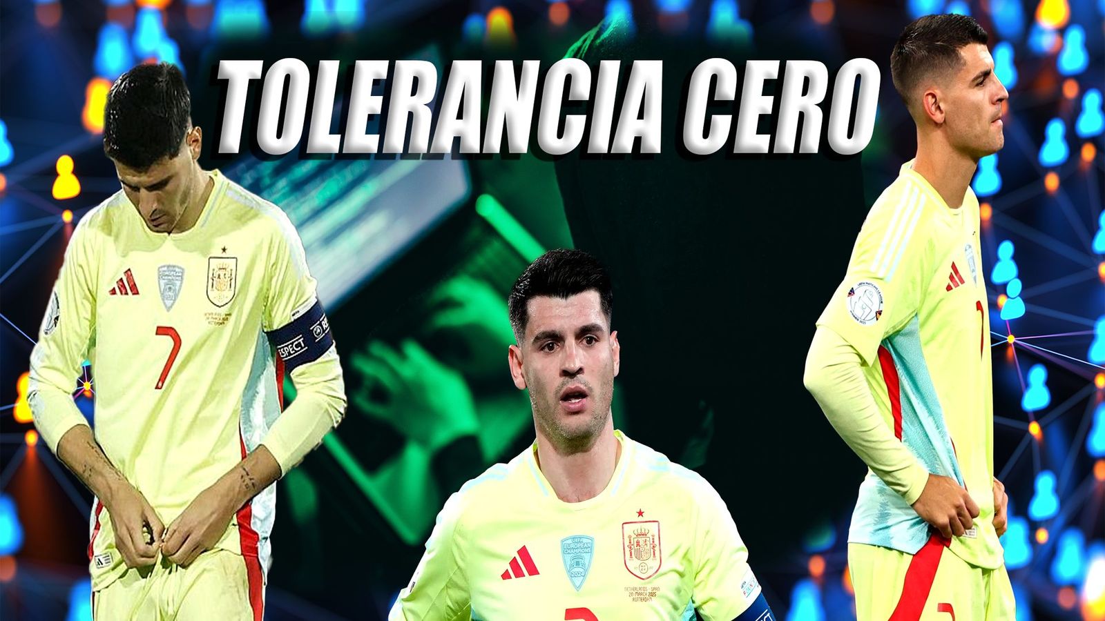 Detenido por amenazar de muerte a Morata y su familia en redes sociales