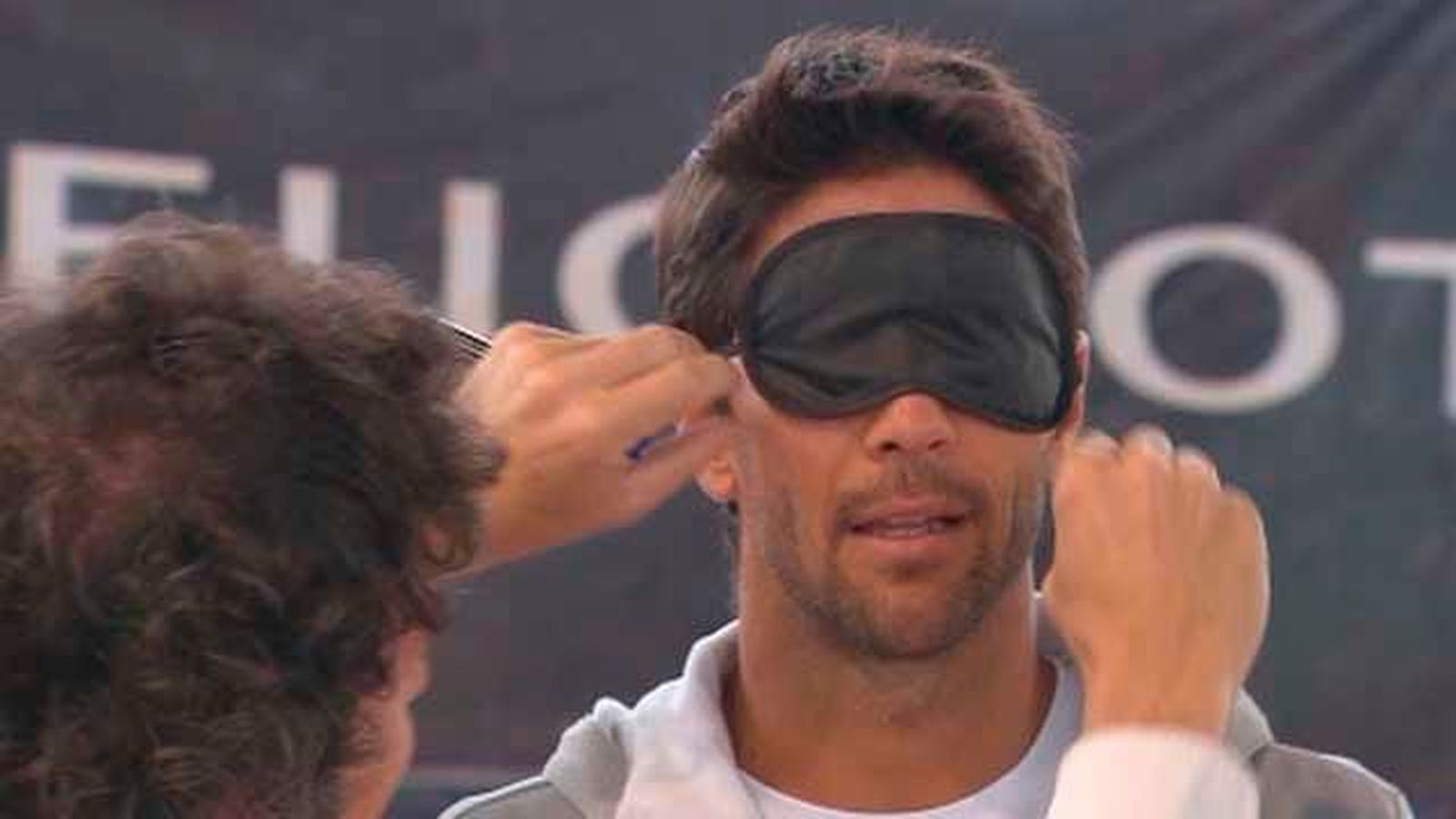 Clinic solidario de Fernando Verdasco con invidentes antes del Mutua Madrid Open