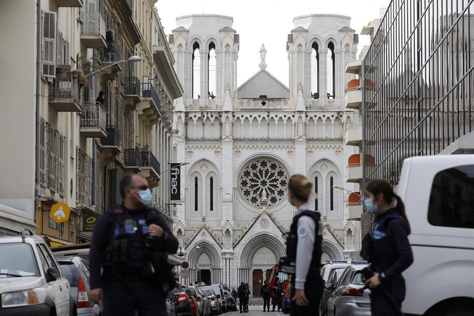 Imagen de la Basílica de Nica en la que se ha producido un atentado