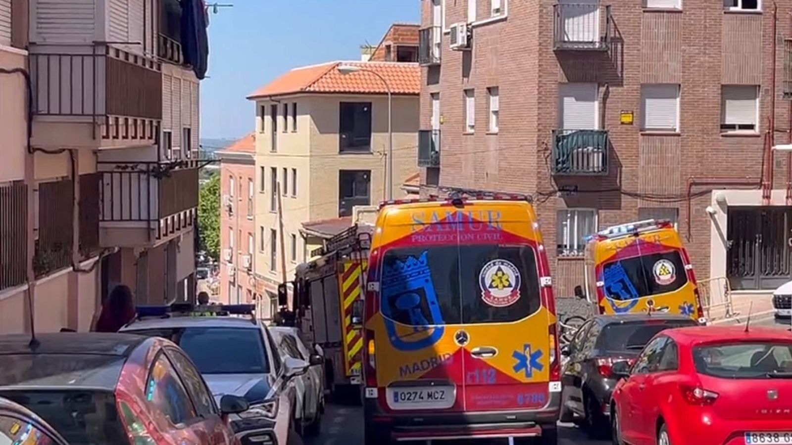 Bomberos en Madrid