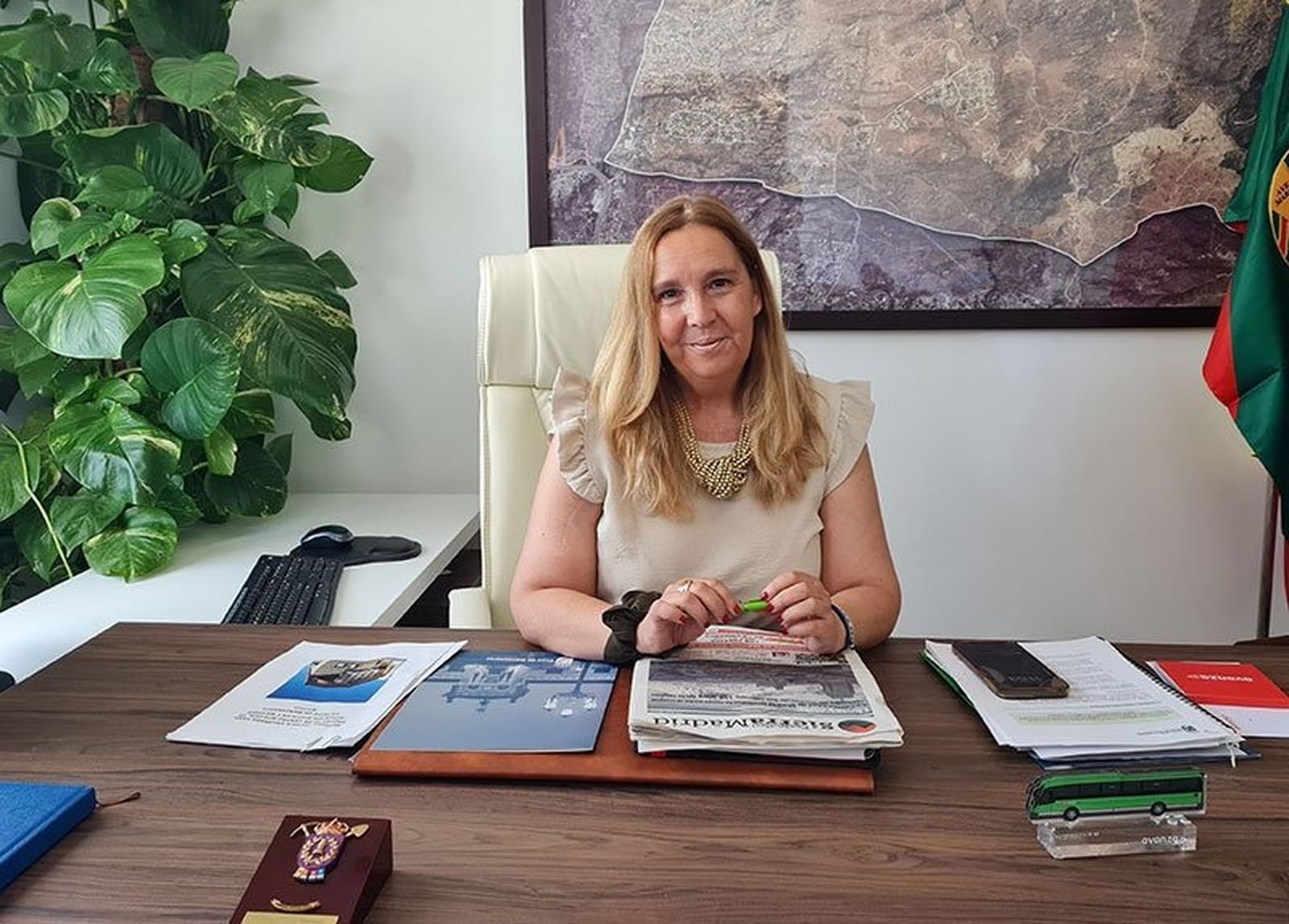 Victoria Barderas, alcaldesa de Hoyo de Manzanares