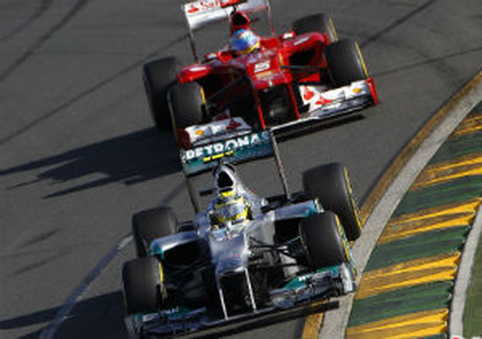 Fernando Alonso y Rosberg