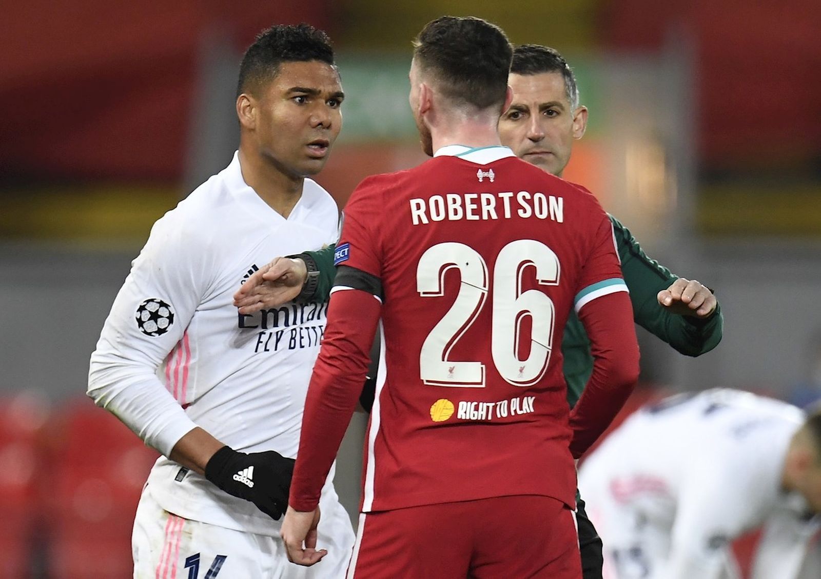 Casemiro ante el Liverpool