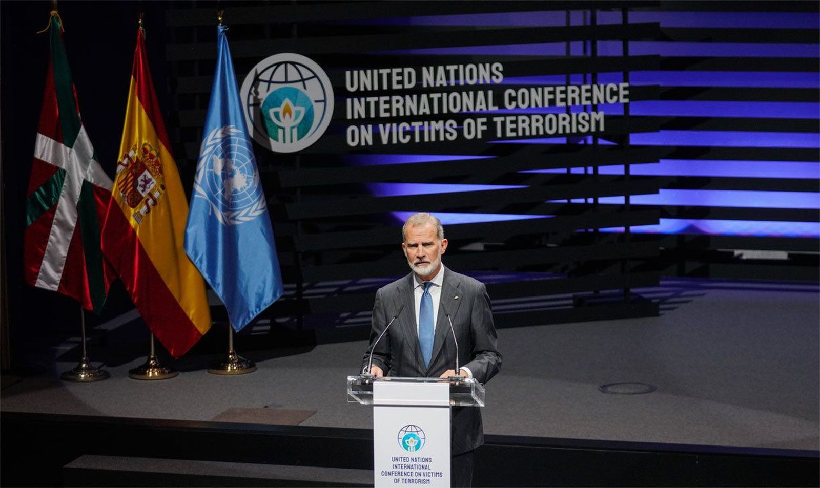 Felipe VI: Las víctimas son un faro ético y su testimonio ayuda a prevenir el terrorismo
