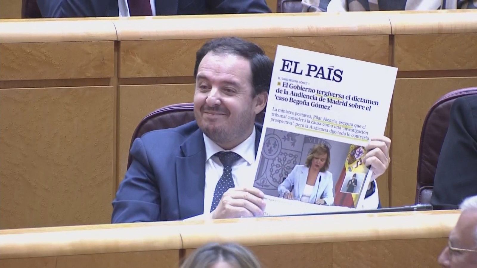 Corrupción y bulos embarran el pleno del Senado con acusaciones cruzadas de Gobierno y PP