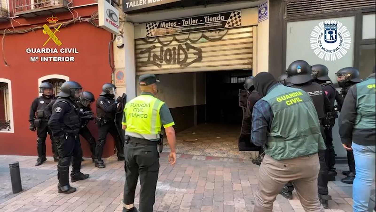 La operación policial en el distrito de Tetuán termina con 16 detenidos