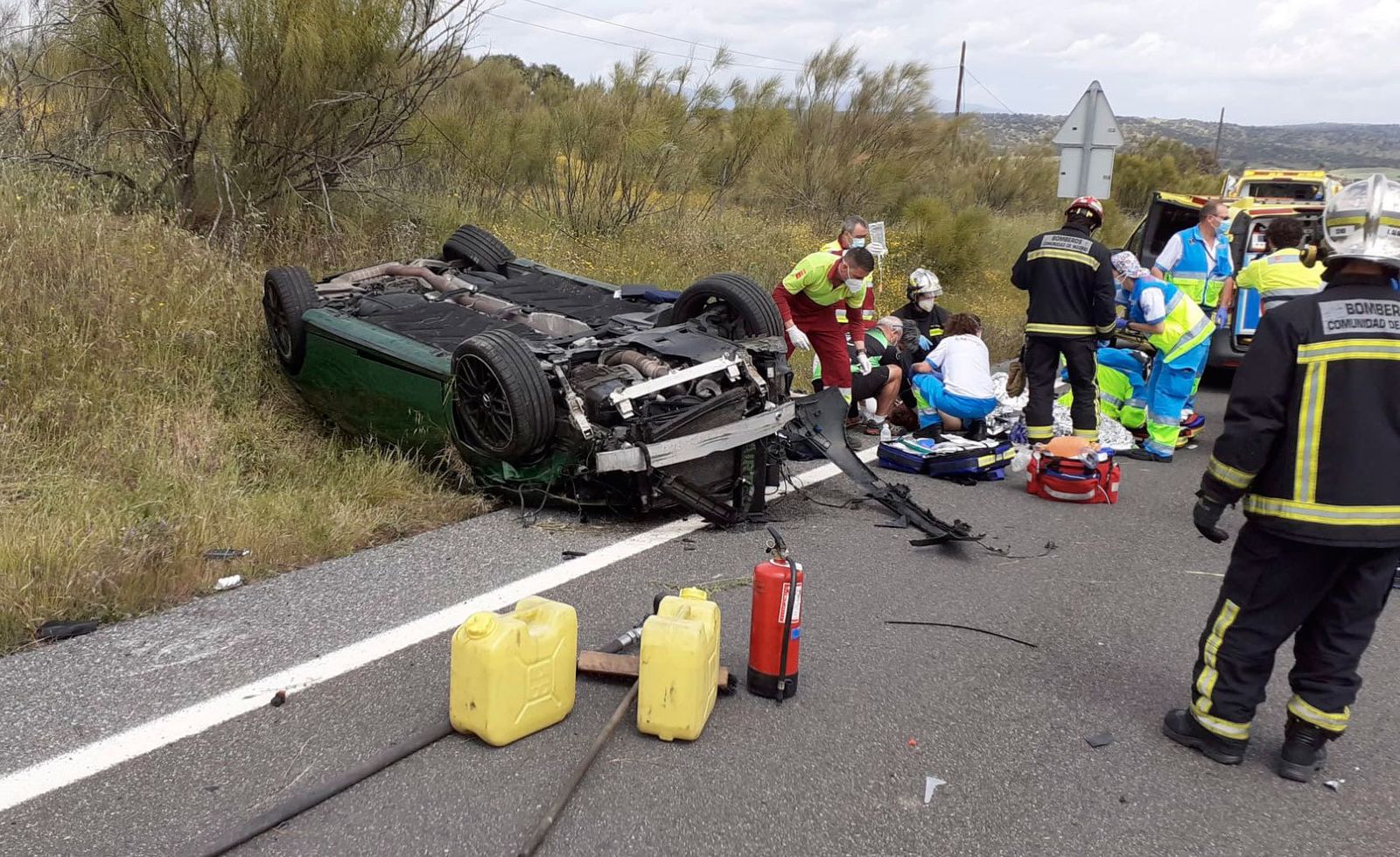 Accidente en Quijorna