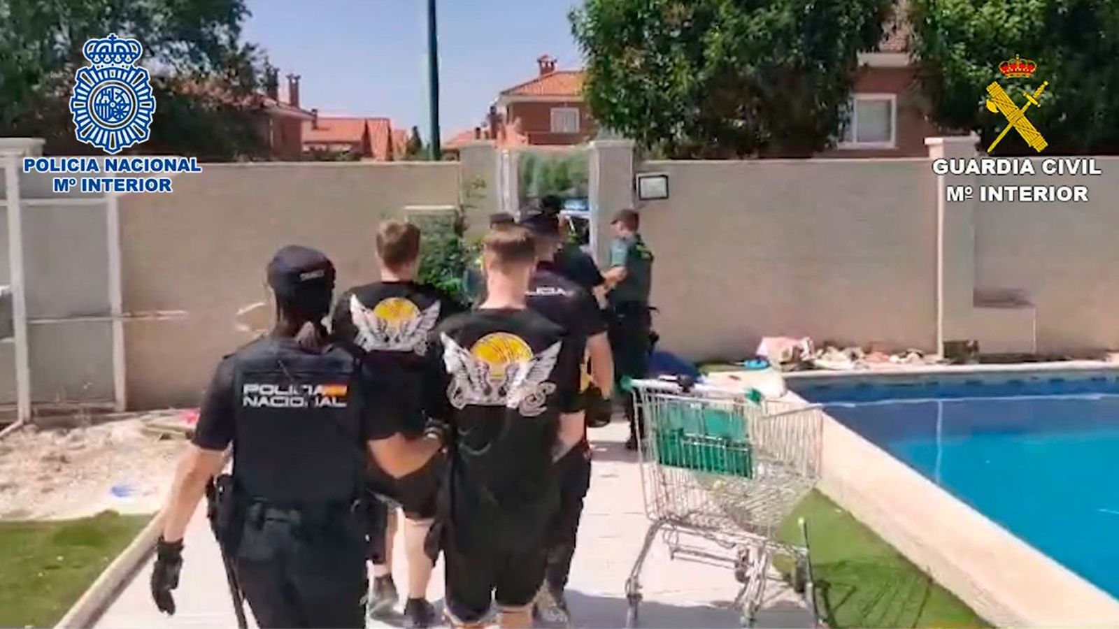 Desmantelada una plantación indoor de marihuana ubicada en un chalet de lujo de Madrid