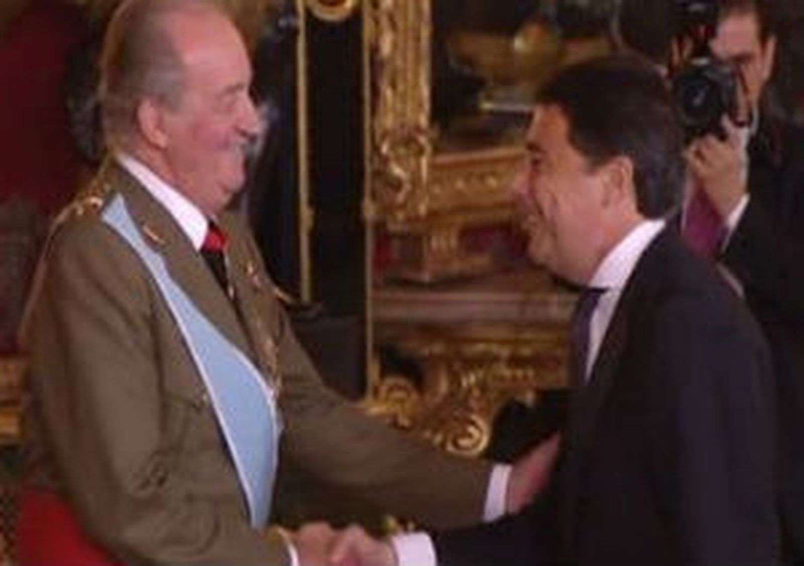 El Rey con Ignacio González