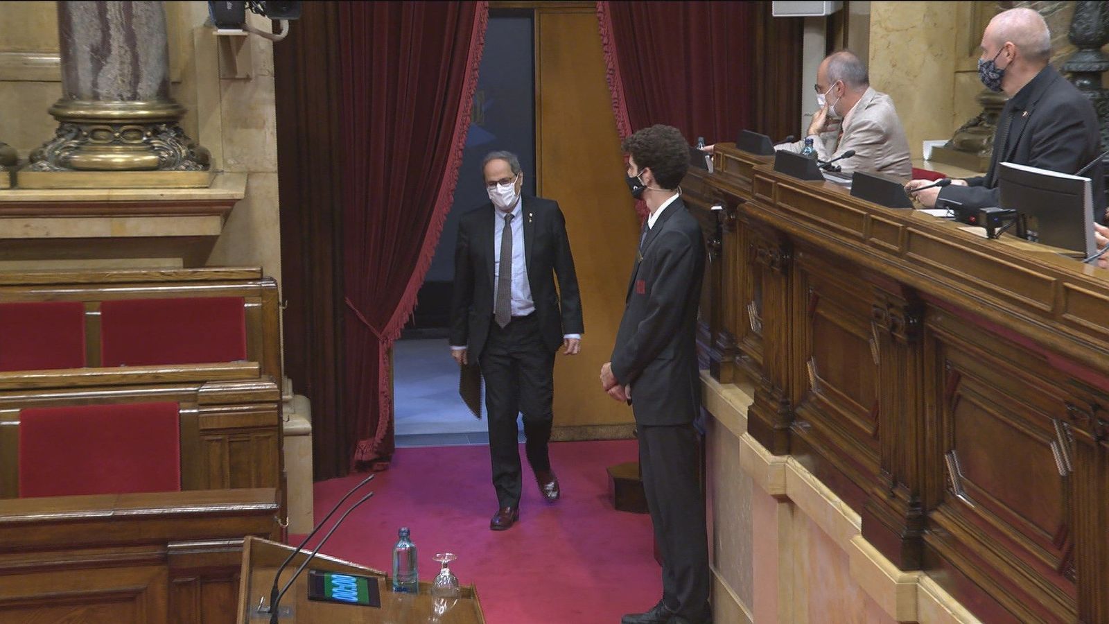 El Constitucional rechaza por unanimidad suspender la inhabilitación de Torra