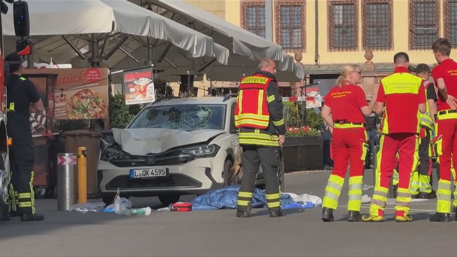 Atropello mortal en Leipzig.