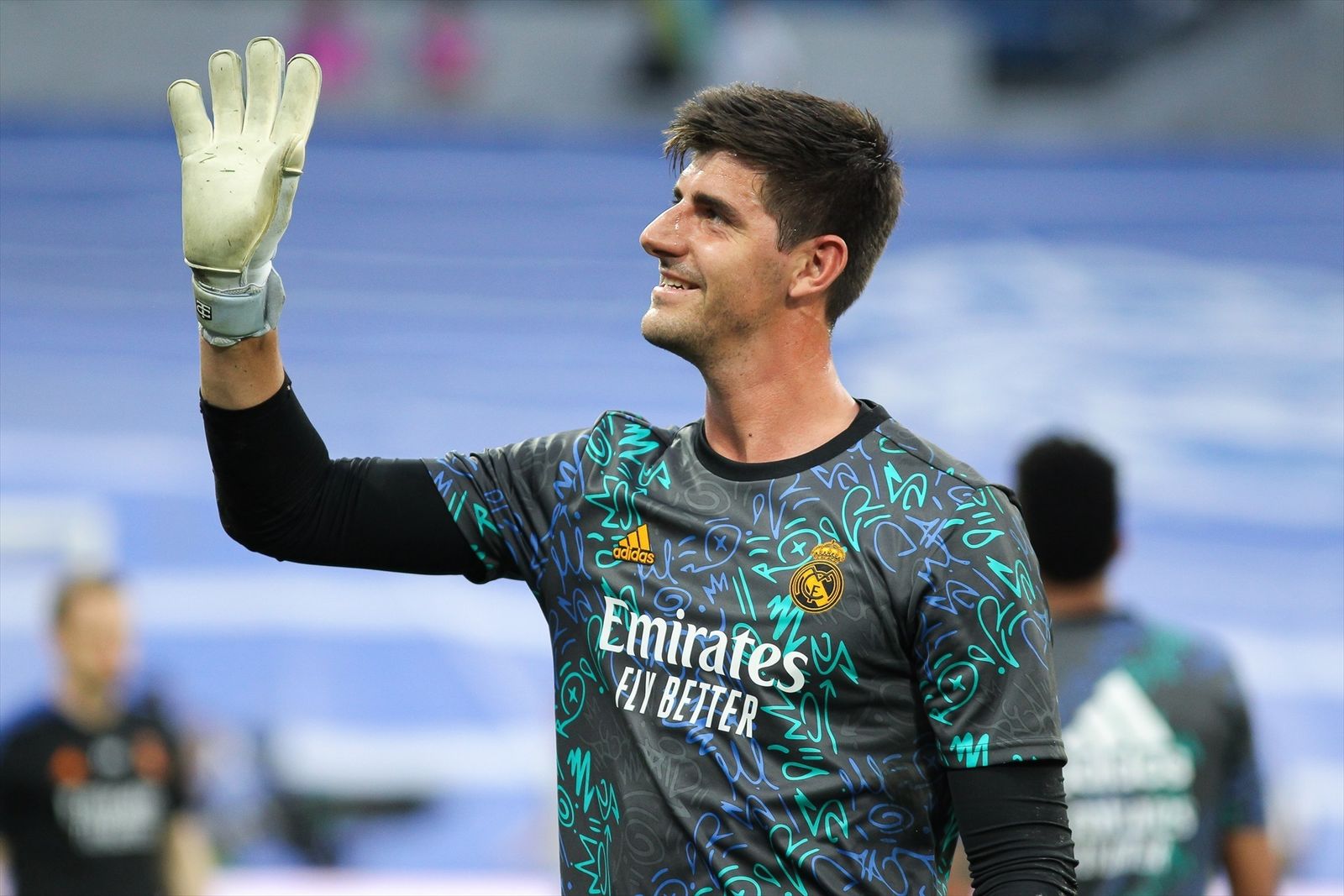 Thibaut Courtois en un partido de La Liga Santander