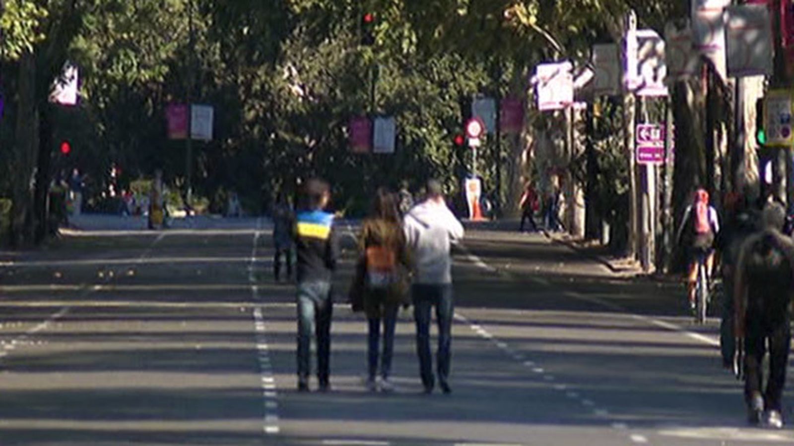 Recoletos peatonal