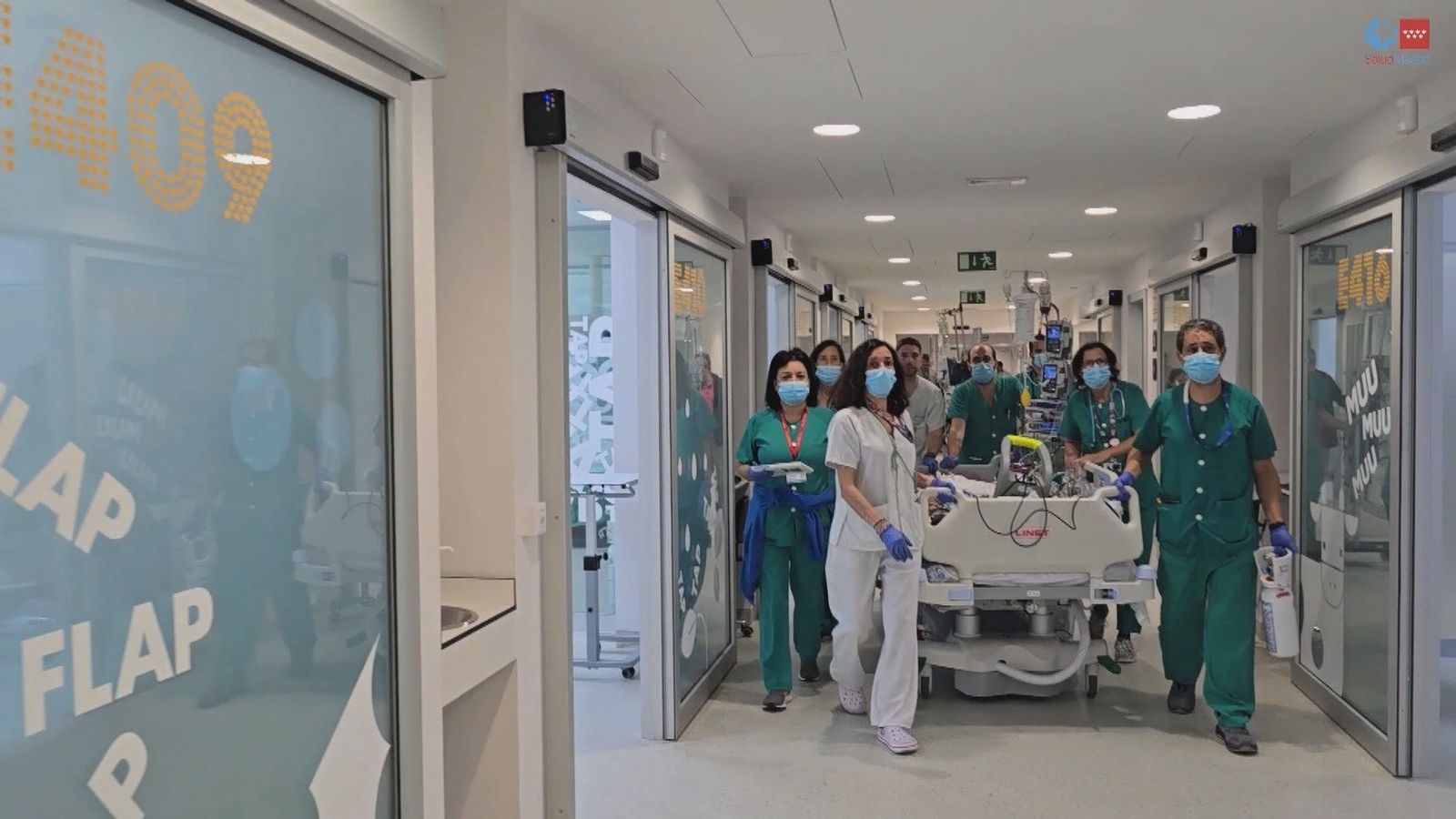 El delicado traslado de la UCI del Hospital 12 de Octubre al nuevo edificio