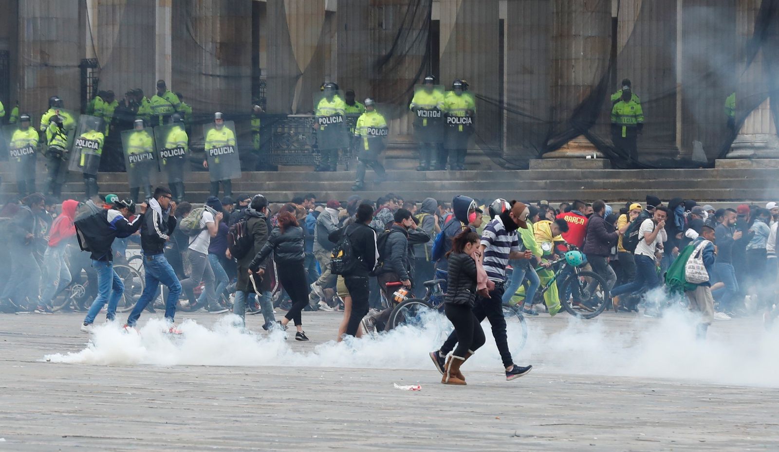Protestas en Bogotá