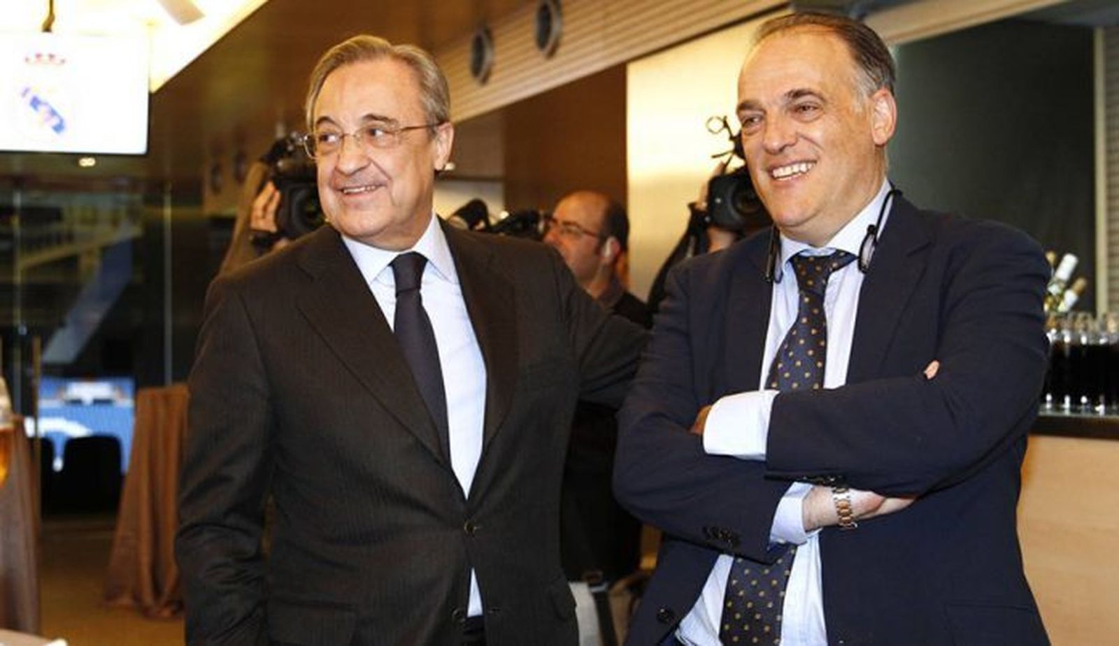 Florentino Pérez y Javier Tebas