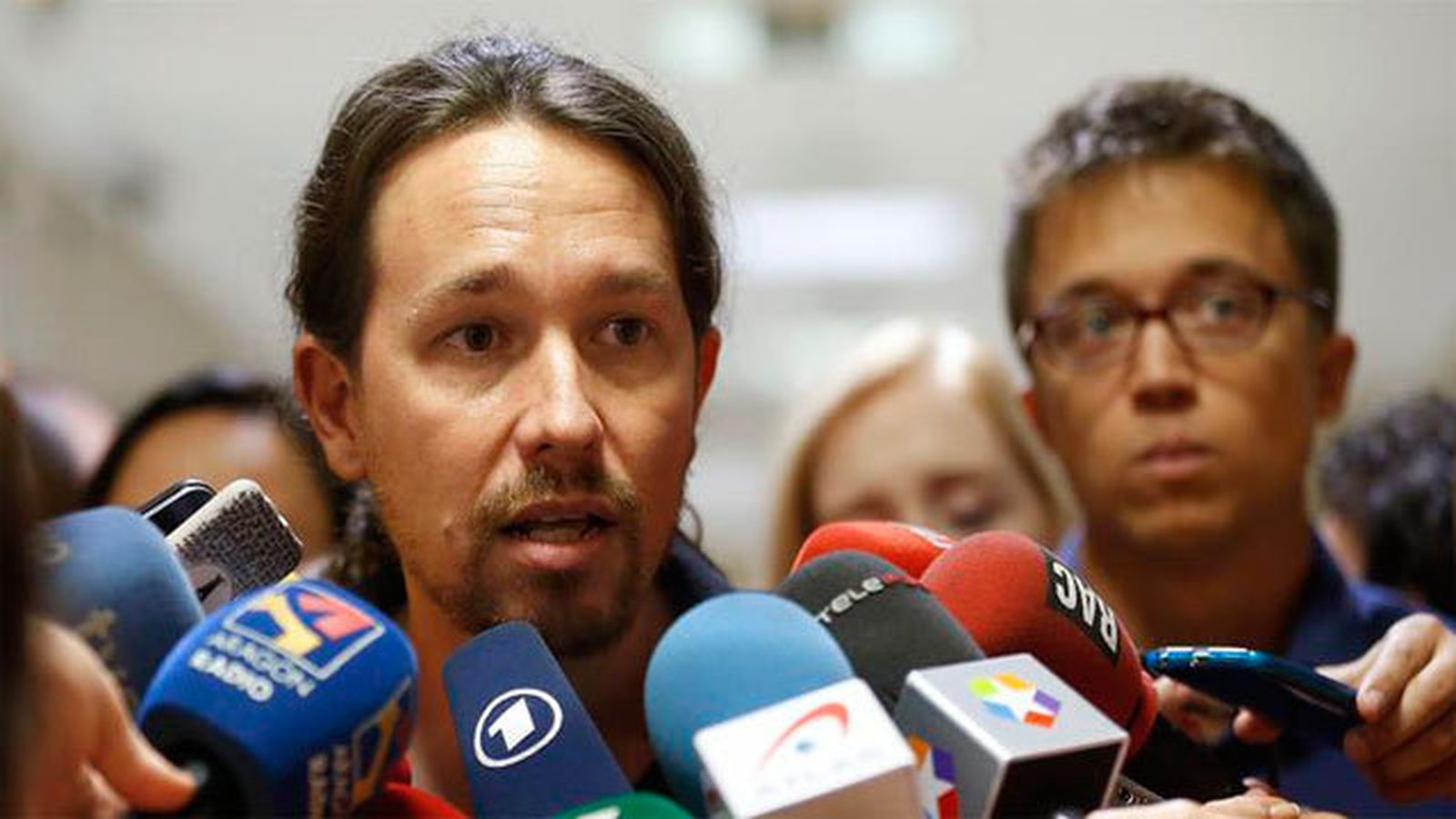 Pablo Iglesias e Íñigo Errejón