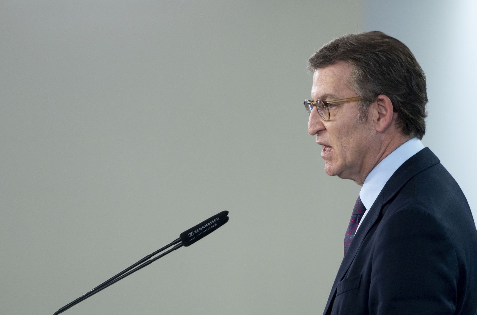 El presidente del PP, Alberto Núñez Feijóo