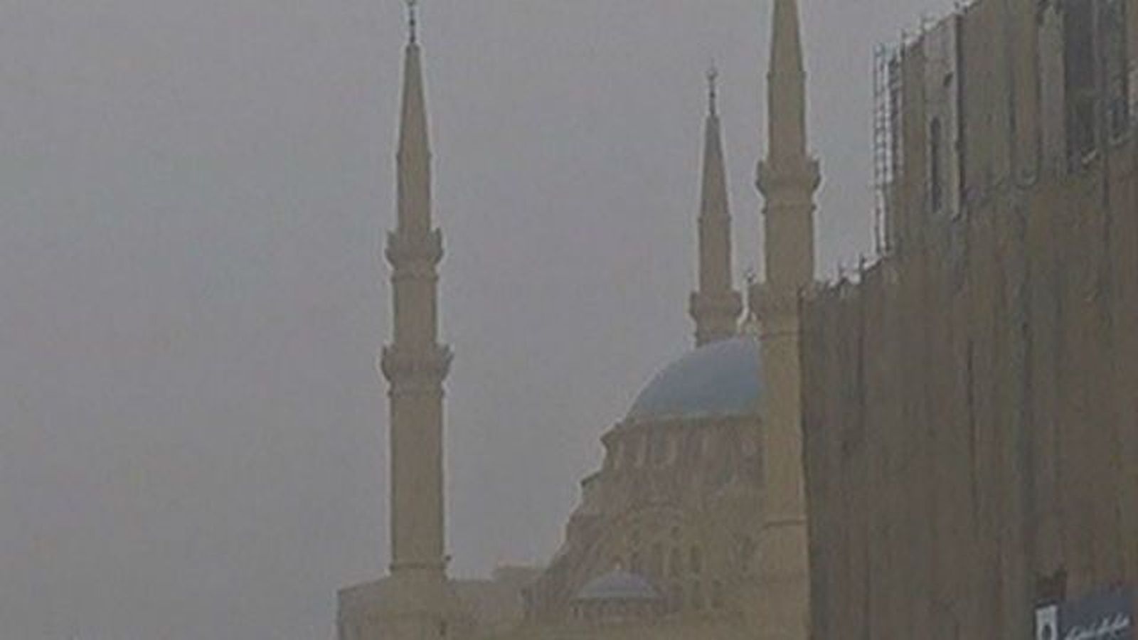 Tormenta de arena sobre Oriente Medio