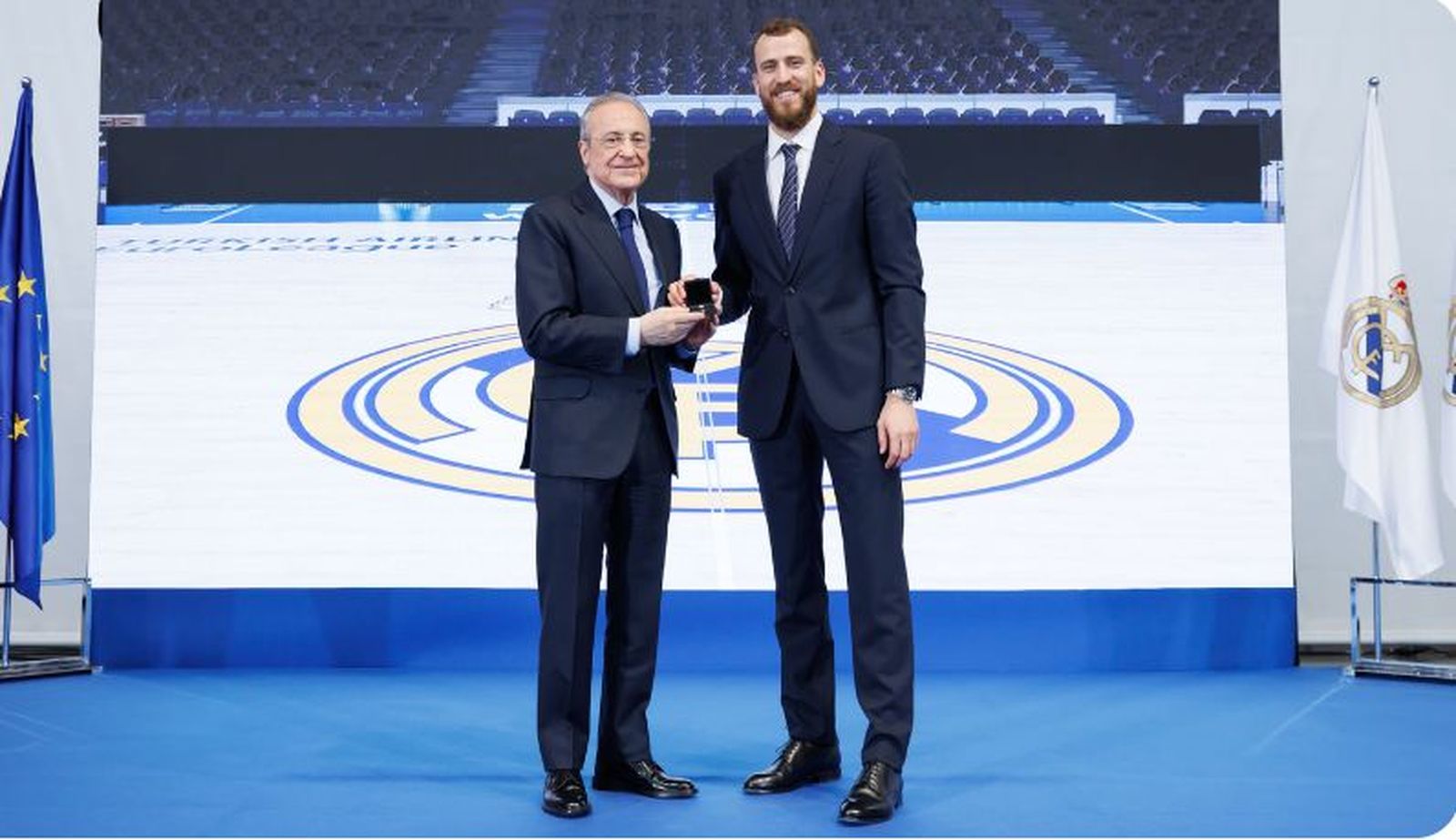 Florentino Pérez y Sergio Rodríguez