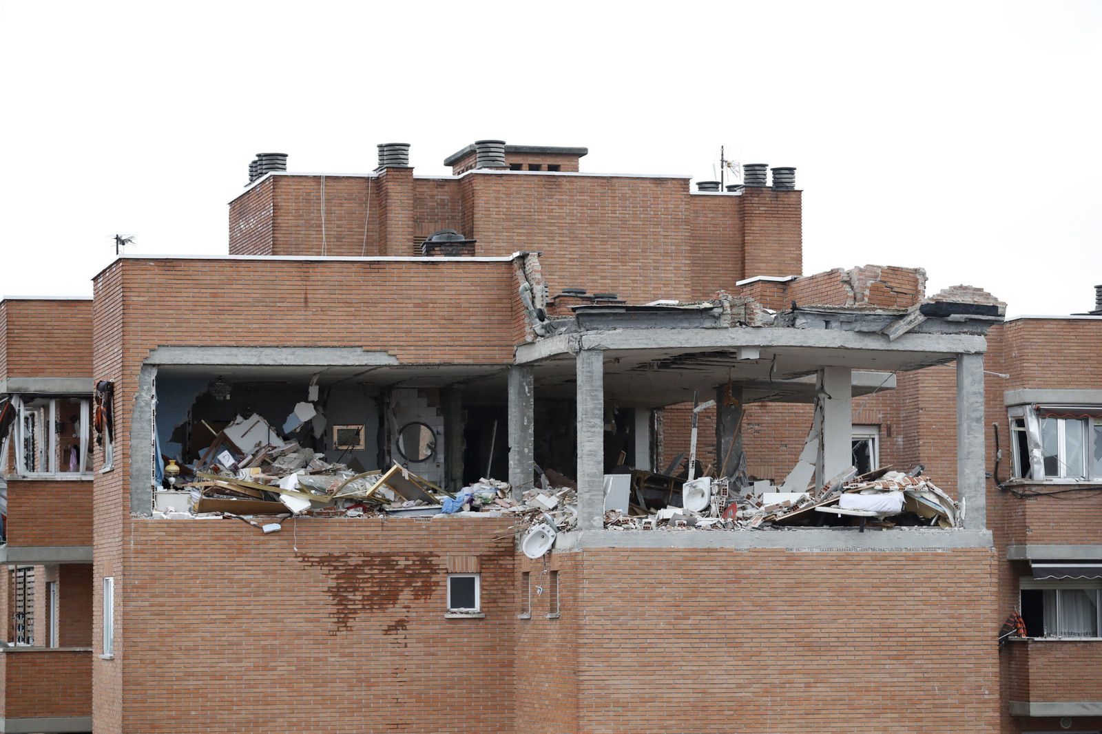 Explosión en Puente de Vallecas