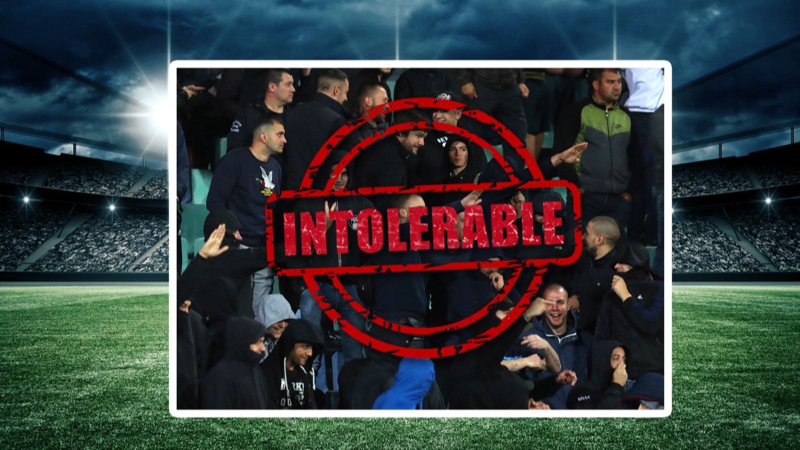 Inglaterra golea a Bulgaria y al racismo