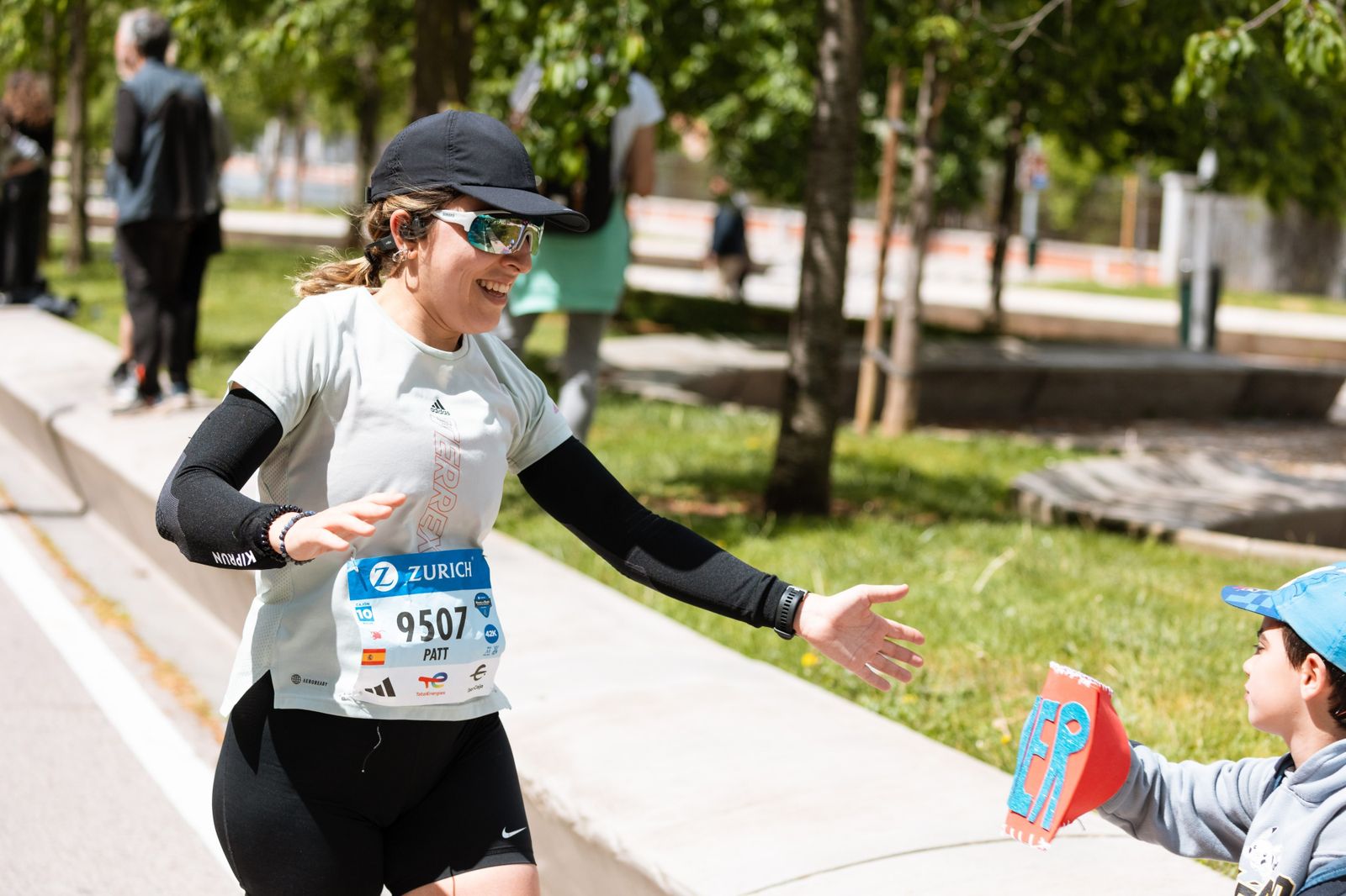 Corredora del Maratón de Madrid