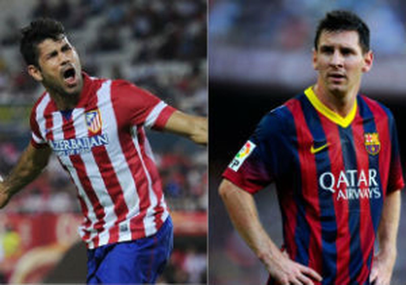 Diego Costa y Leo Messi